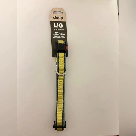 Jeep Slick Rock Rubber Dog Collar Large L Waterproof Collar Green - Picture 1 of 5